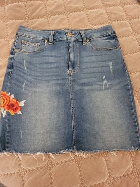 Seven7 Denim Mini Skirt